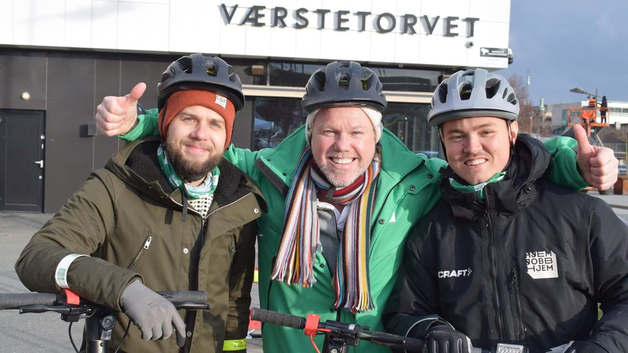 Fra venstre: Dennis Lund, Thor Erling Gulbrandsen og Gunnar Rønningen.