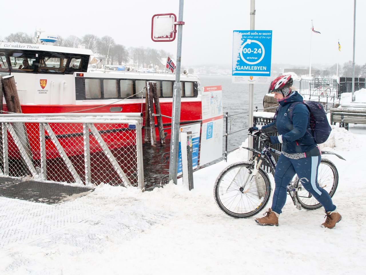 Syklist i Fredrikstad
